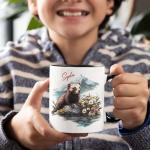 Personalized Cute Ferret Ceramic Coffee Mug