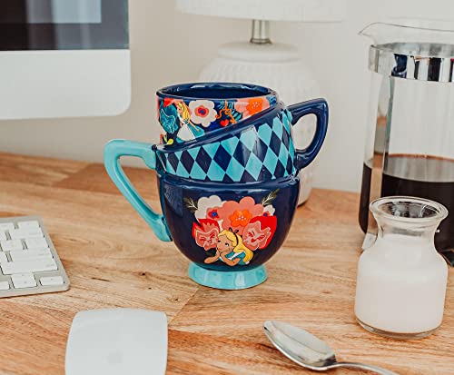 Disney Alice in Wonderland Stackable Coffee Mugs