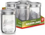 16 oz Wide Mouth Mason Jars - 10 Pack