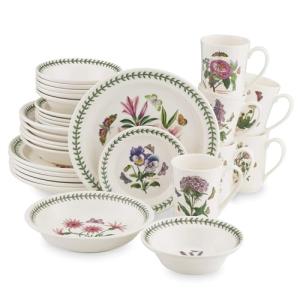 Botanic Garden 30-Piece Floral Dinnerware Set