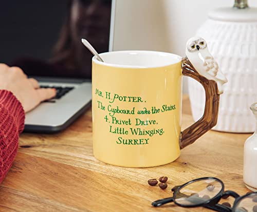 Harry Potter 20-Ounce Ceramic Mug with Hedwig Handle