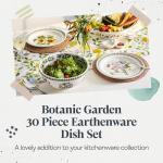 Botanic Garden 30-Piece Floral Dinnerware Set