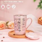 Ceramic Marble Coffee Mug for Best Friends
