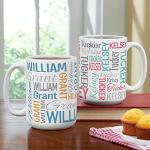 Personalized Name Signature Coffee Mug 15oz