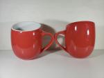 Red Tilted Coffee Mugs Set of 2 – 20 oz