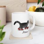 Funny Cat in Sneakers Coffee Mug, 11oz
