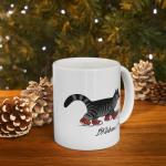 Funny Cat in Sneakers Coffee Mug, 11oz