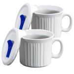 CorningWare 20oz Ceramic Meal Mugs - 2-Pack