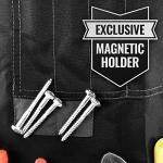 Magnetic Tool Holder Apron with 18 Pockets