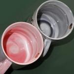 Braver Coffee Mug with Inspirational Quote - Pink Marble