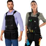 Magnetic Tool Holder Apron with 18 Pockets