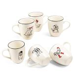 Farmhouse Animal Coffee Mugs Set of 6