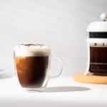 Bodum 10oz Double Wall Insulated Glass Mugs, Set of 2