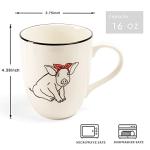 Farmhouse Animal Coffee Mugs Set of 6