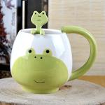 Cute Frog Coffee Mug with Spoon - 420ml