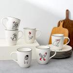 Farmhouse Animal Coffee Mugs Set of 6
