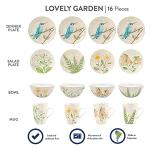 Birds Nature Inspired Ceramic Dinnerware Set