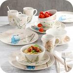 Birds Nature Inspired Ceramic Dinnerware Set
