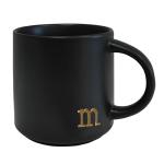 Personalized Black Monogram Ceramic Coffee Mugs