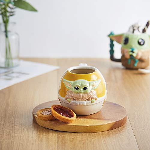 Baby Yoda Sculpted Ceramic Coffee Mug 16 OZ