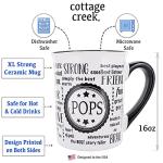 Cottage Creek 16oz Large Ceramic Coffee Mug