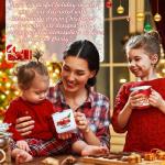 Set of 6 Christmas Enamel Coffee Mugs