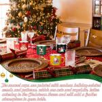 Set of 6 Christmas Enamel Coffee Mugs