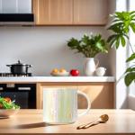Personalized Iridescent Ceramic Coffee Mug