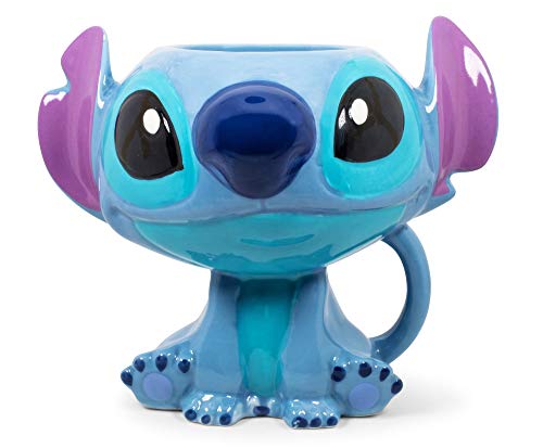 Disney Lilo & Stitch 3D Coffee Mug - 15 Ounces