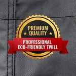 Gray Pottery Apron with Adjustable Cross-Back Design