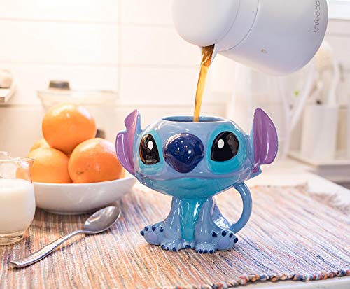 Disney Lilo & Stitch 3D Coffee Mug - 15 Ounces