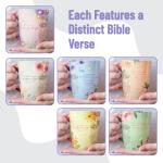 Set of 6 Bible Verse Christian Coffee Mugs