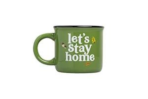 Stay Home Ceramic Mug - Autumn Vibes, 15oz