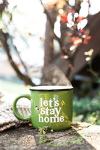 Stay Home Ceramic Mug - Autumn Vibes, 15oz