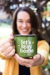Stay Home Ceramic Mug - Autumn Vibes, 15oz