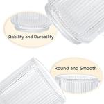 6 Pack of 12 oz Transparent Glass Coffee Mugs