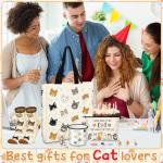 Cute Cat Lover Gift Set with Enamel Mug