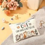 Cute Cat Lover Gift Set with Enamel Mug