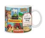 Vintage National Parks Ceramic Coffee Mug