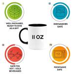 Custom Word Cloud Coffee Mugs in 12 Colors
