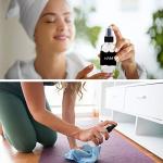 Glass Spray Bottle Set with Roller Bottles