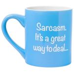 Silver Buffalo Sarcasm Ceramic Coffee Mug, 14-Ounces