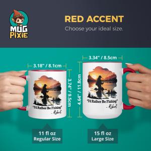 Personalized Fishing Mug - Custom Name Gift