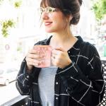 She Believed She Could Mug - Pink Marble 12 oz