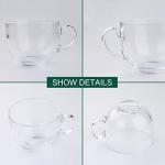 Maredash 16oz Jumbo Glass Mugs Set of 6