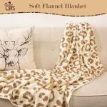 Leopard Print Tumbler and Blanket Gift Set