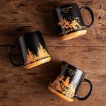 Set of 6 Animal Print Coffee Mugs