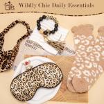 Leopard Print Tumbler and Blanket Gift Set