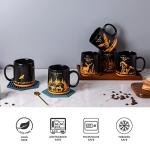 Set of 6 Animal Print Coffee Mugs