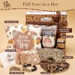 Leopard Print Tumbler and Blanket Gift Set